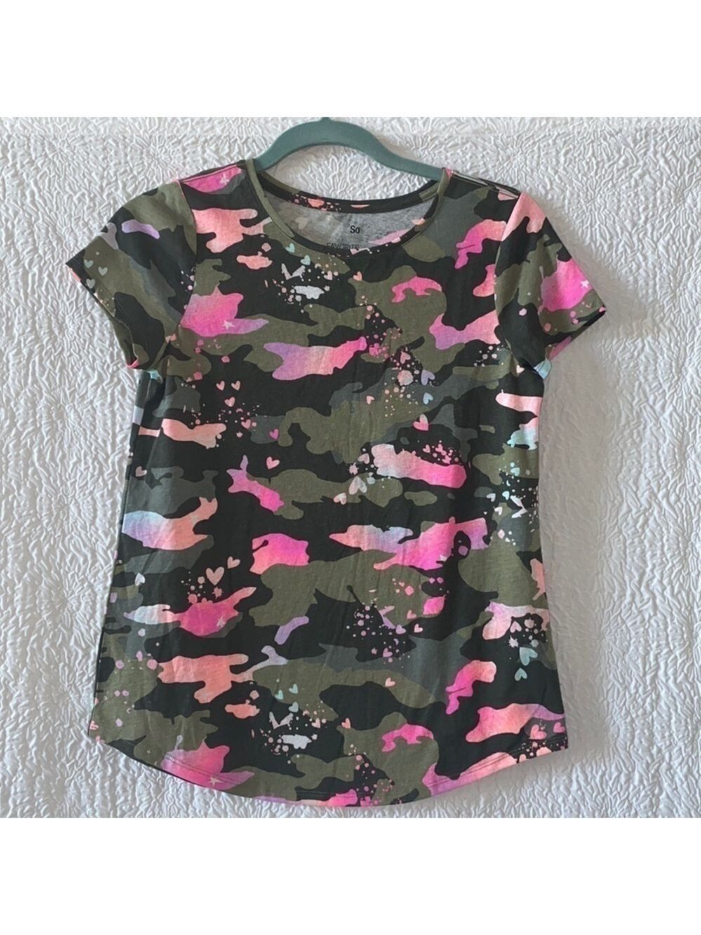 SO Favorite Camouflage Short Sleeve Tee NWOT